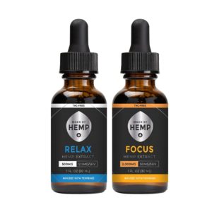 THC-Free CBD Oil | Relax & Focus (500mg-2000mg CBD)