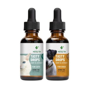 Tasty Drops CBD Oil for Dogs & Cats 1oz (200mg CBD)
